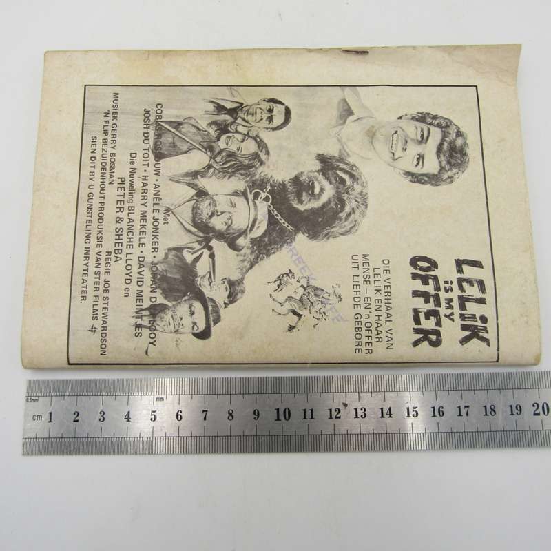 Lief en Leed no 69 Afrikaans photo comic book