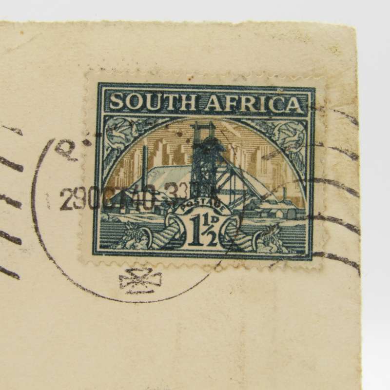 South Africa Pretoria Jacaranda Time 29/10/1940 envelope with mining stamp
