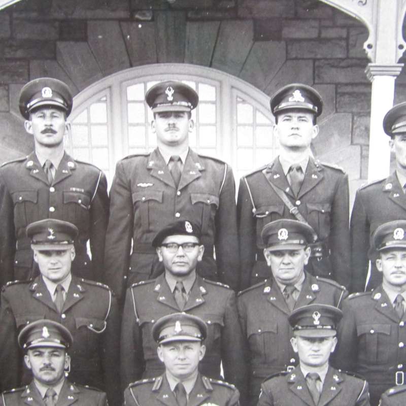 SADF Military college 1965 Officers photo with names
