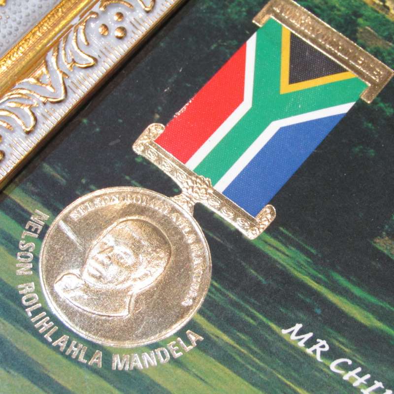 Nelson Mandela Mr Child Welfare contributor certificate in frame