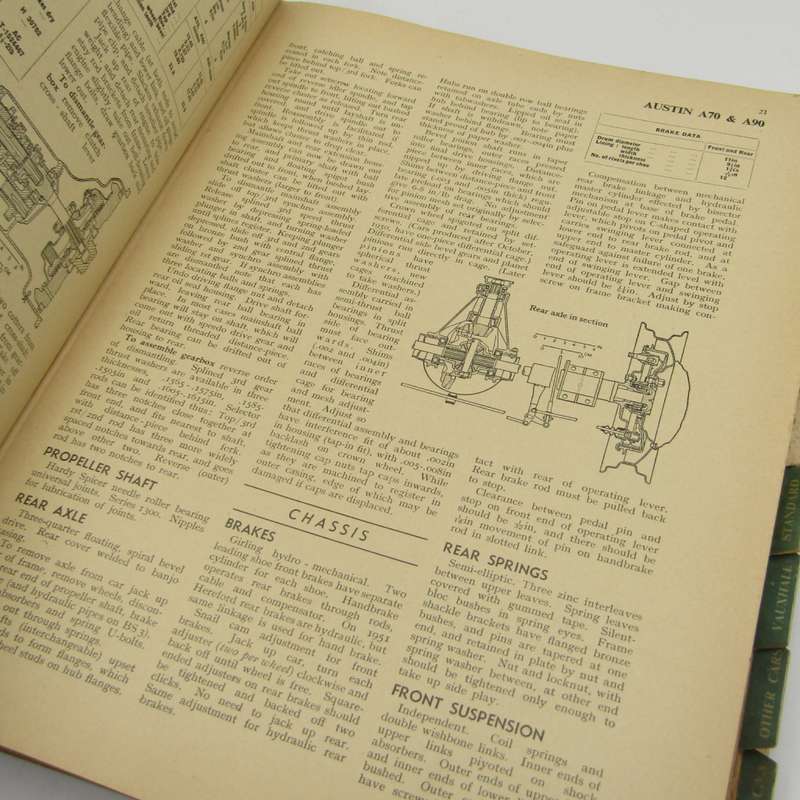 1953 Serving Guide to British Motor vehicles - Volume 1