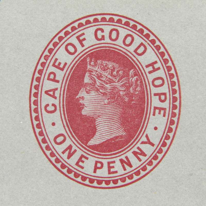 Unused Cape of Good Hope letter card with One penny pre - printed postage - unused