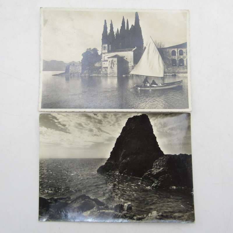 Lot of 33 Italy postcards - all vintage and all with Italian stamps