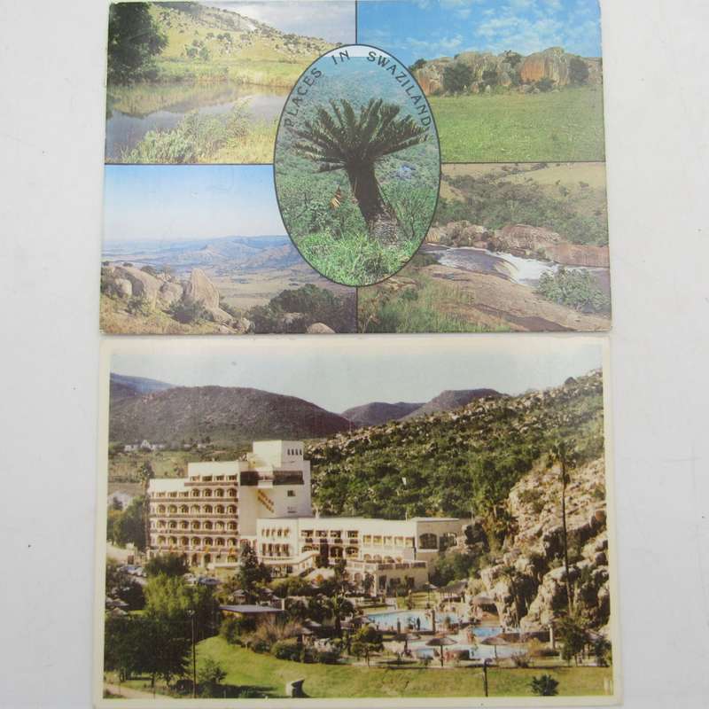 Lot of 32 South Africa postcards - all vintage and with different stamps