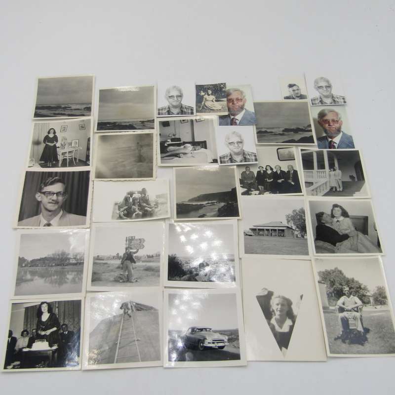 Large lot of mostly vintage photos of people and things in the Stellenbosch area - 1950 and later