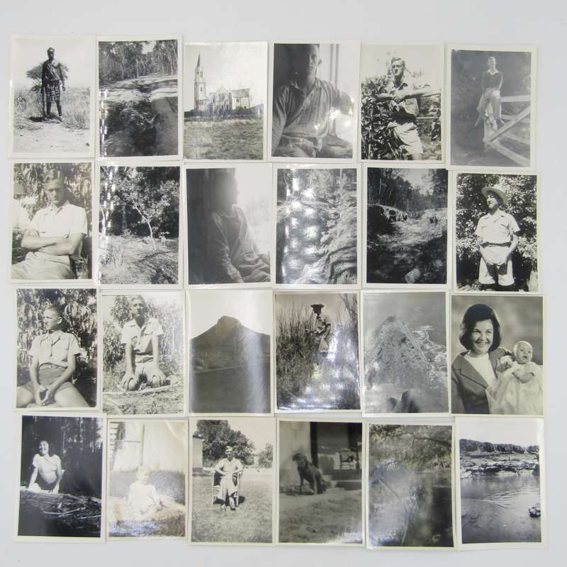 Large lot of mostly vintage photos of people and things in the Stellenbosch area - 1950 and later