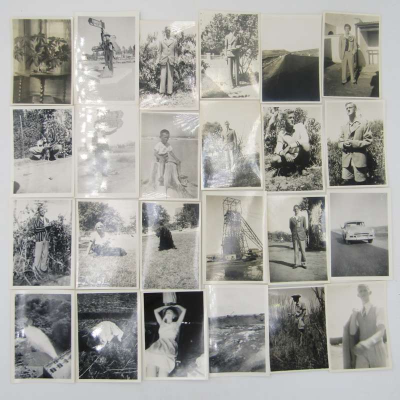 Large lot of mostly vintage photos of people and things in the Stellenbosch area - 1950 and later