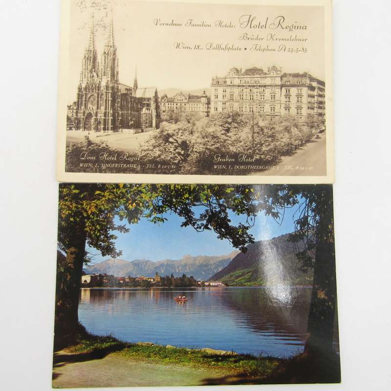 Lot of 34 vintage Austria postcards - all used with stamps
