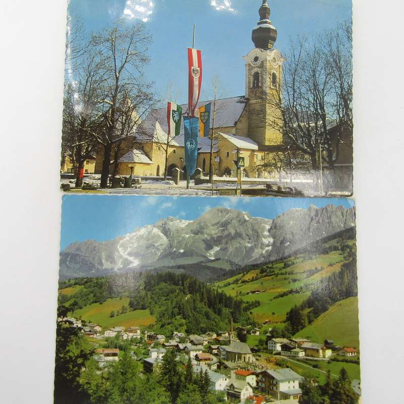 Lot of 34 vintage Austria postcards - all used with stamps