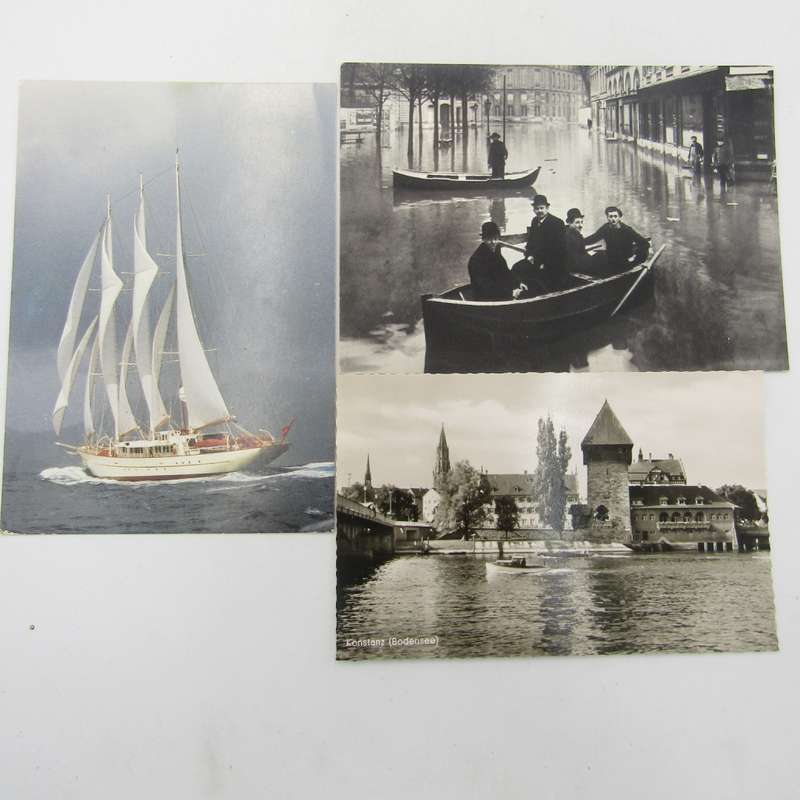 Lot of 36 postcards with ships and boats - all vintage
