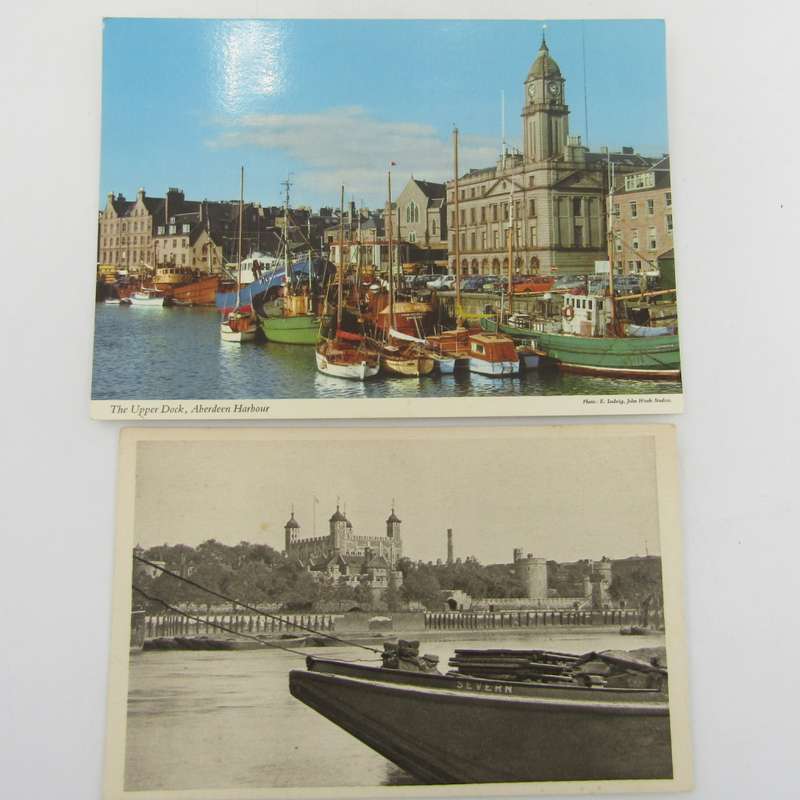 Lot of 36 postcards with ships and boats - all vintage
