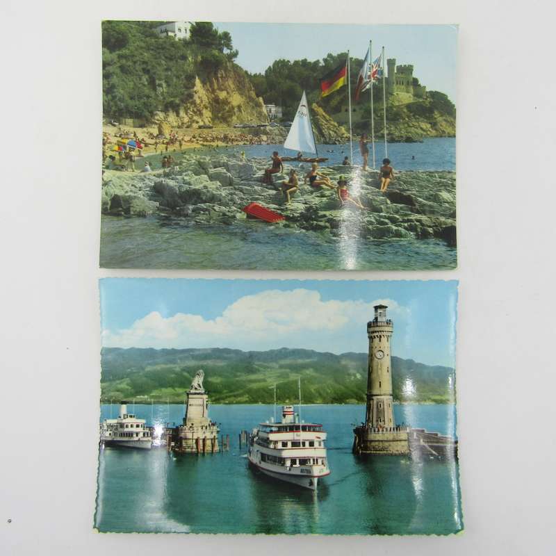 Lot of 36 postcards with ships and boats - all vintage