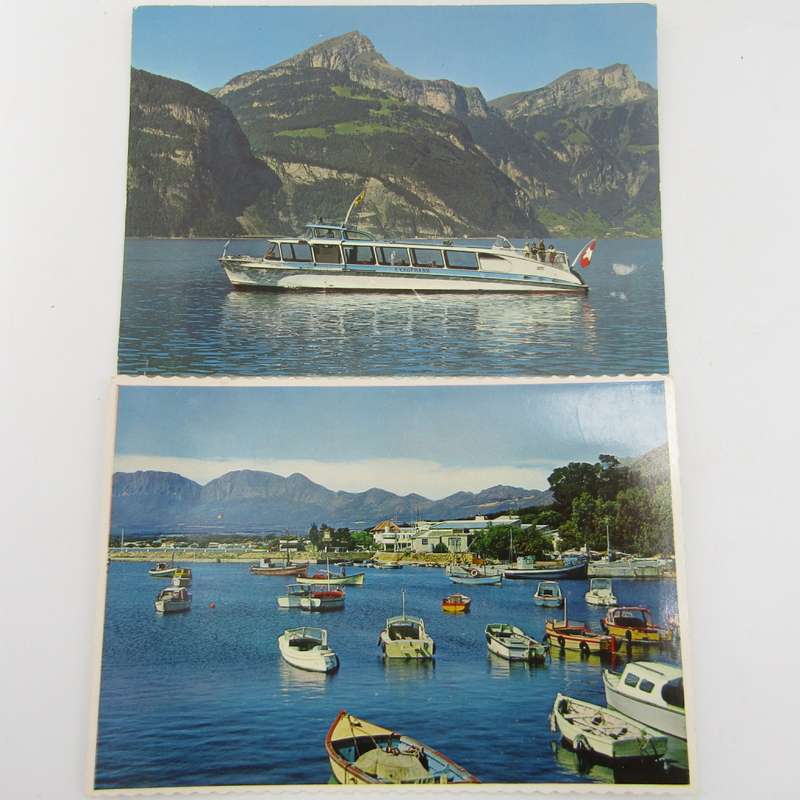 Lot of 36 postcards with ships and boats - all vintage