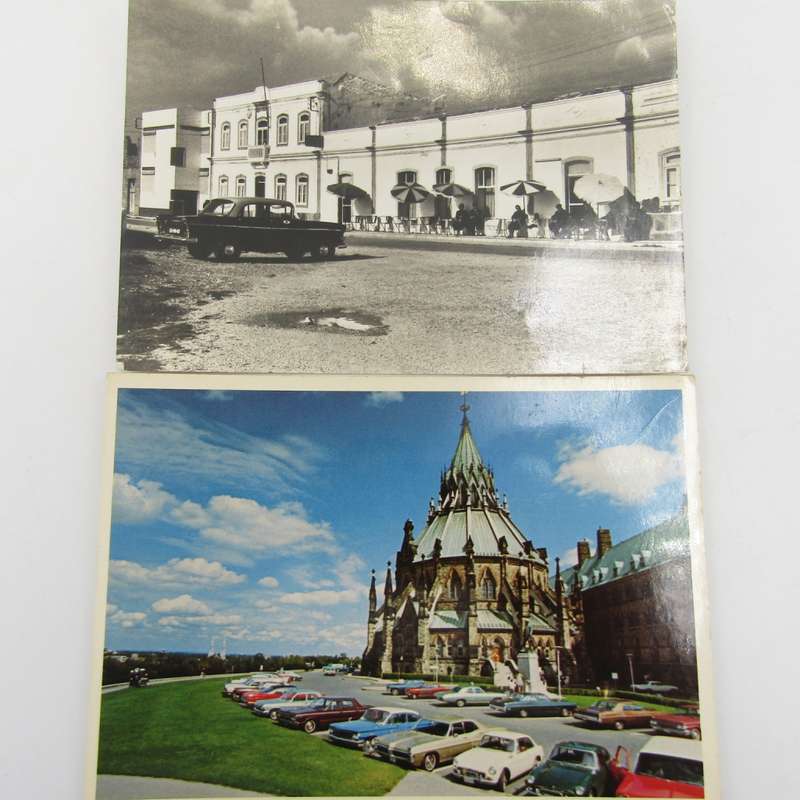 Lot of 42 Postcards all with vintage cars and vehicles