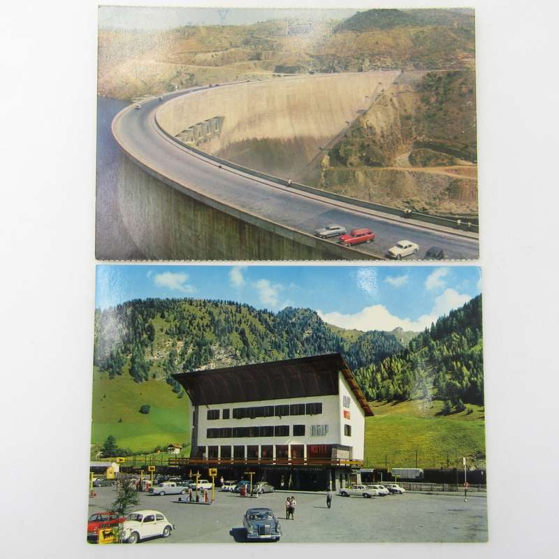 Lot of 42 Postcards all with vintage cars and vehicles