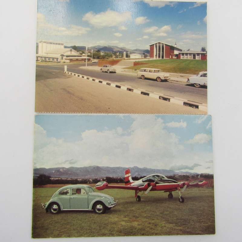 Lot of 42 Postcards all with vintage cars and vehicles