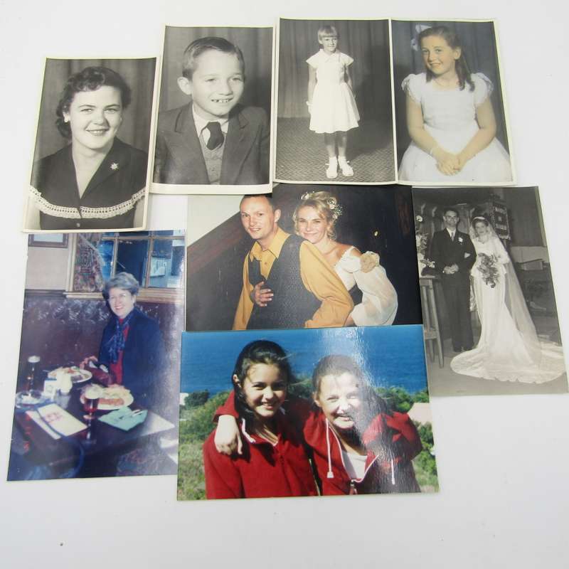 Lot of 165+ vintage photos of people from the Stellenbosch area