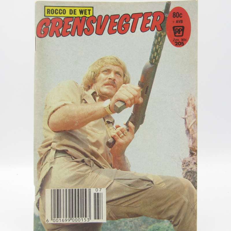 Rocco De Wet Grensvegter no 205 - Afrikaans photo comic book