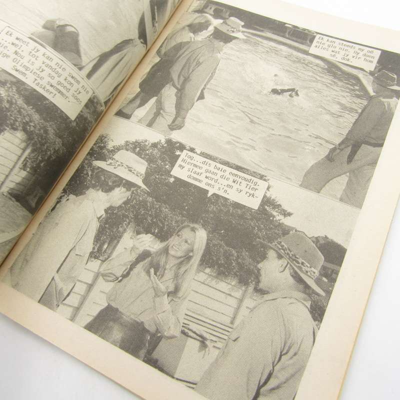 Die Wit Tier no 165 - Afrikaans photo comic book