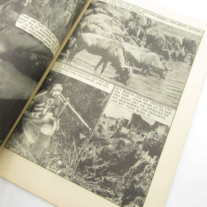 Die Wit Tier no 112 - Afrikaans photo comic book
