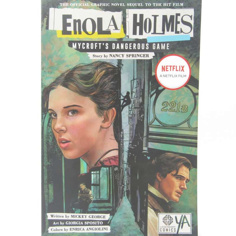 Enola Holmes - Mycroft`s Dangerous Game grapic novel