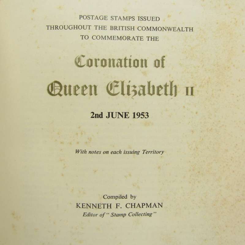 Coronation of QE 11 stamp booklet with issued stamps plus some extras
