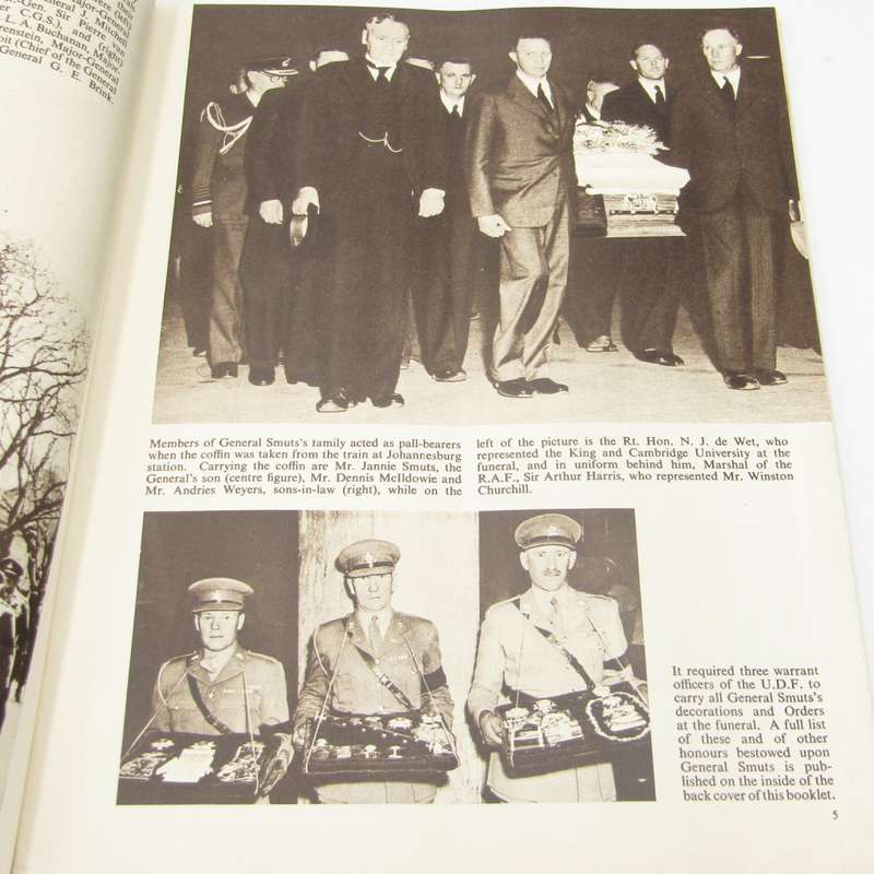 Jan Smuts - Salute to a Great South African October 1950 booklet