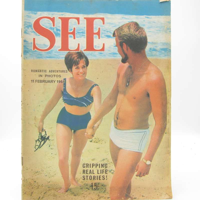 See South African photo comic book 11 Feb 1966 - Some damage to backpage