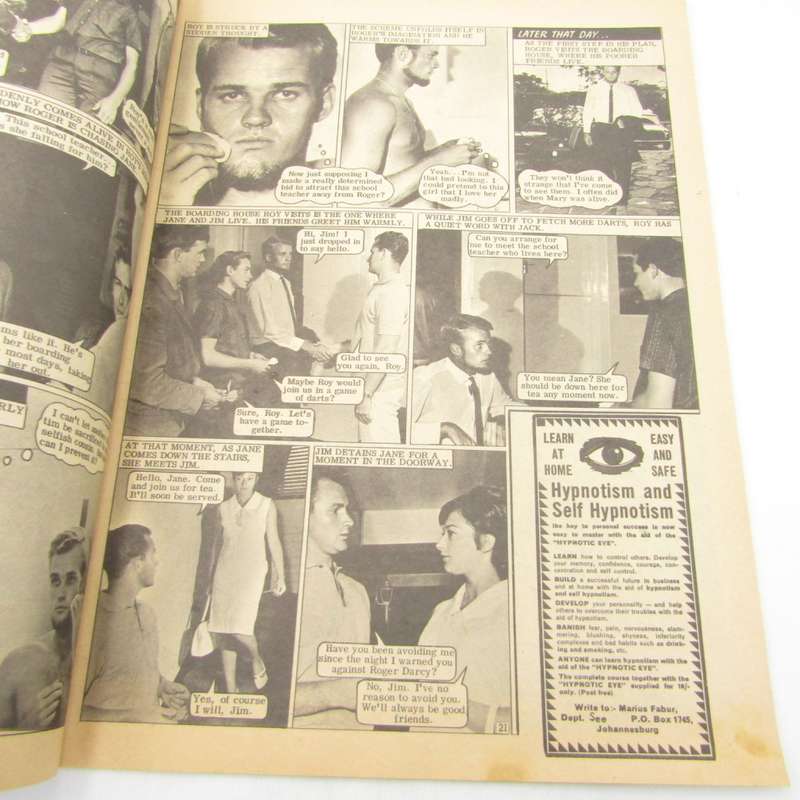 See South African photo comic book 11 Feb 1966 - Some damage to backpage