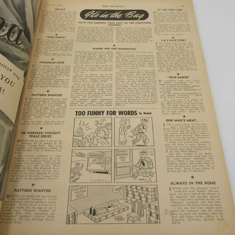 The Outspan magazine - 3 November 1950