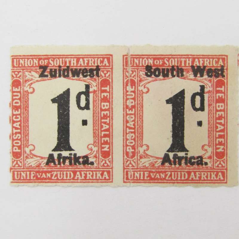South West Africa postage due 1d SACC 15