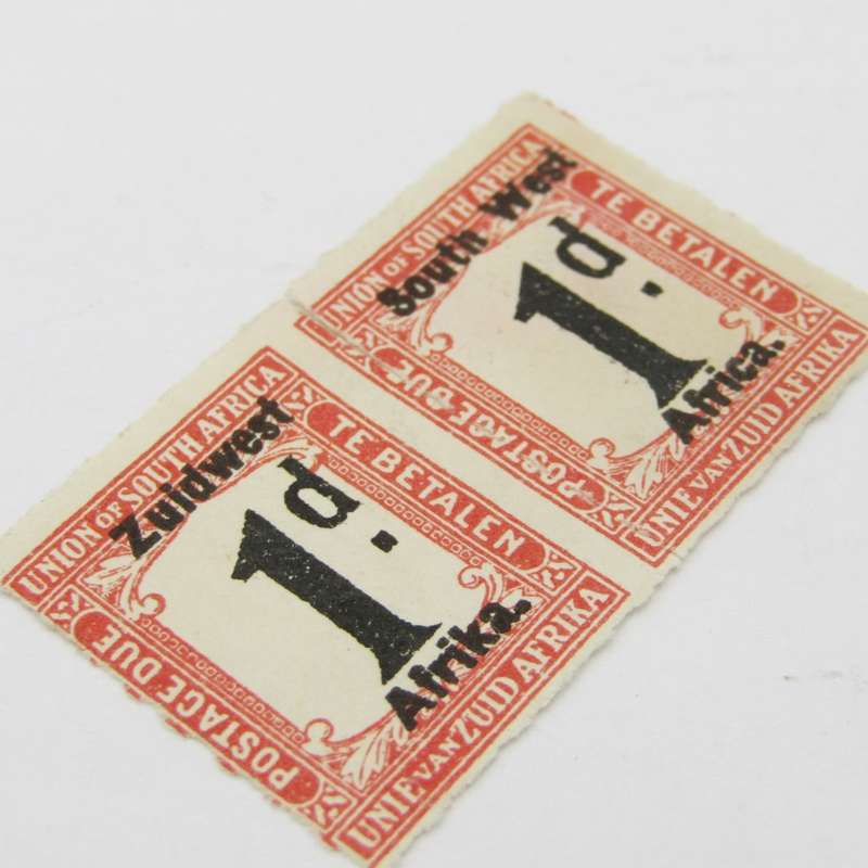 South West Africa postage due 1d SACC 15