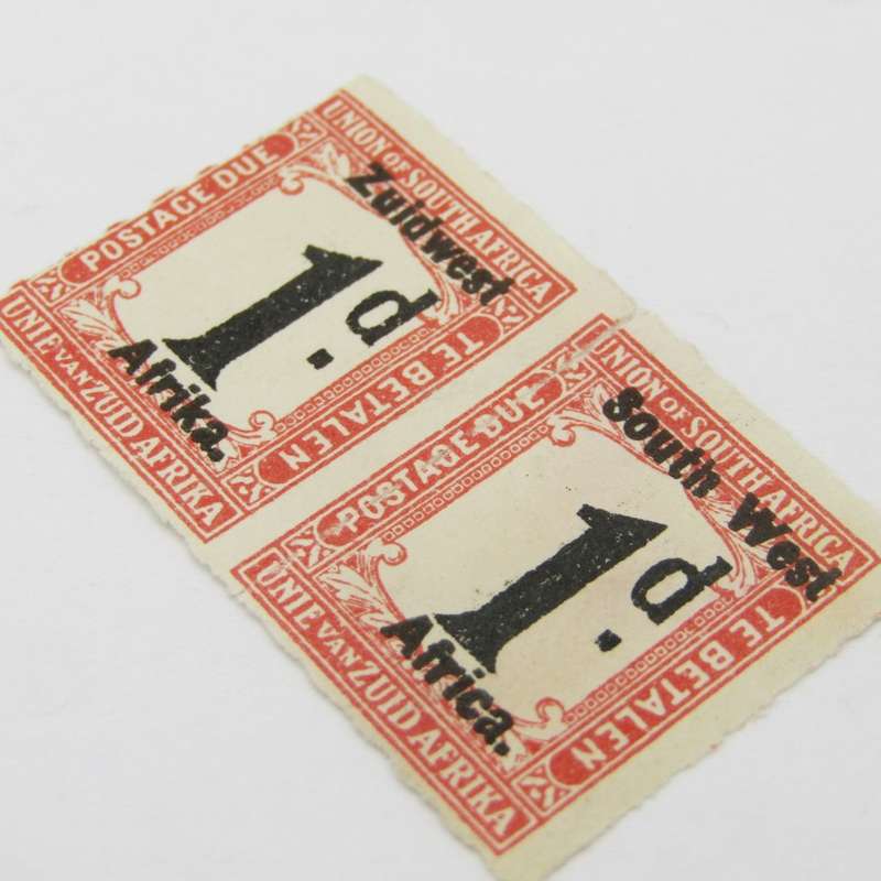South West Africa postage due 1d SACC 15