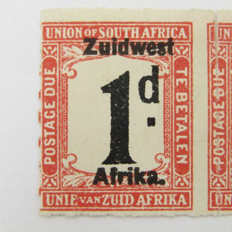 South West Africa postage due 1d SACC 15