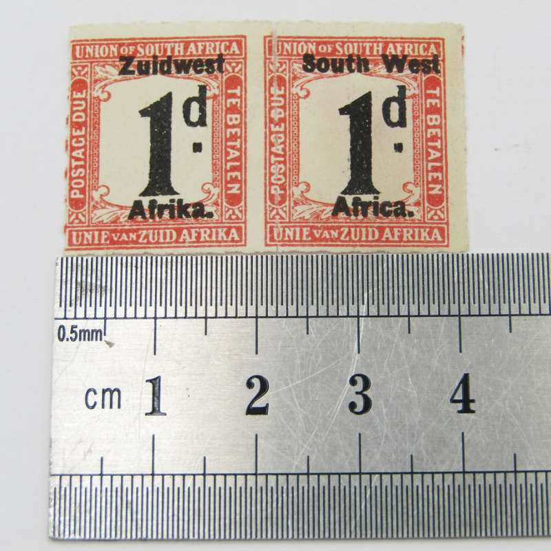 South West Africa postage due 1d SACC 15
