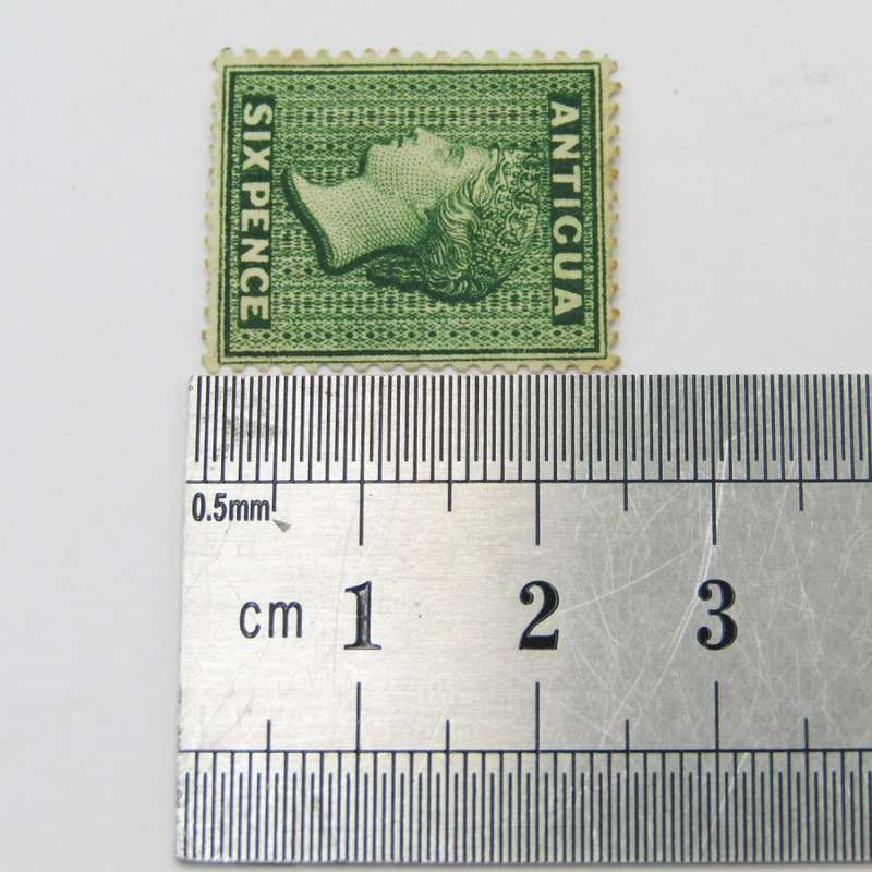 Antigua sixpence mint hinged SG29