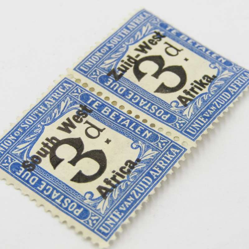 South West Africa Postage due 3d mint hinged SACC 11