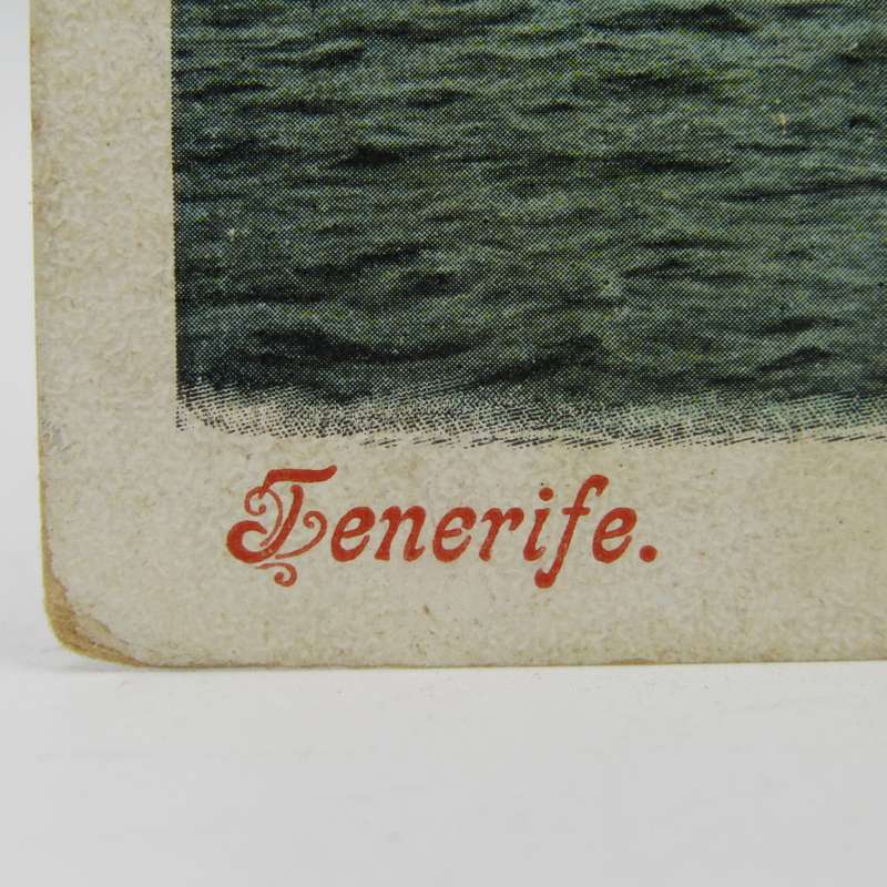 Color postcard early 1900`s of Santa Cruz, The Mole, Tenerlife