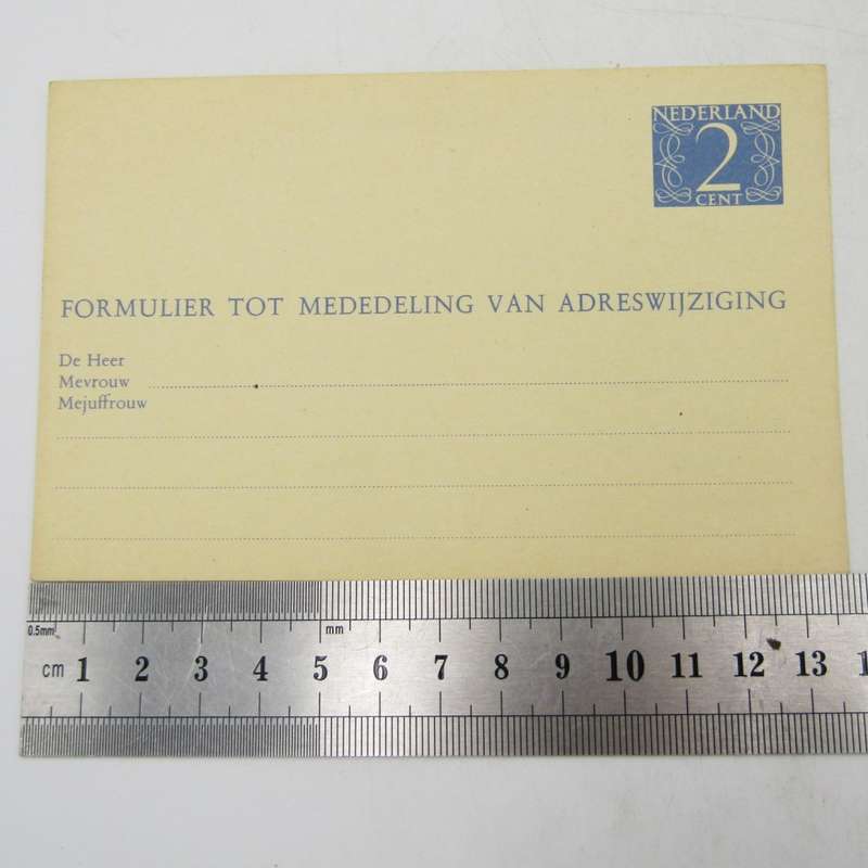 Lot of 3 unused Netherlands prepaid vintage postcards
