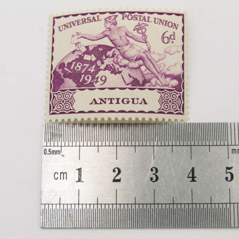 Antigua 1949 Postal union set mint on card