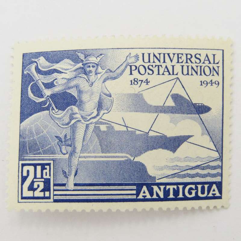 Antigua 1949 Postal union set mint on card