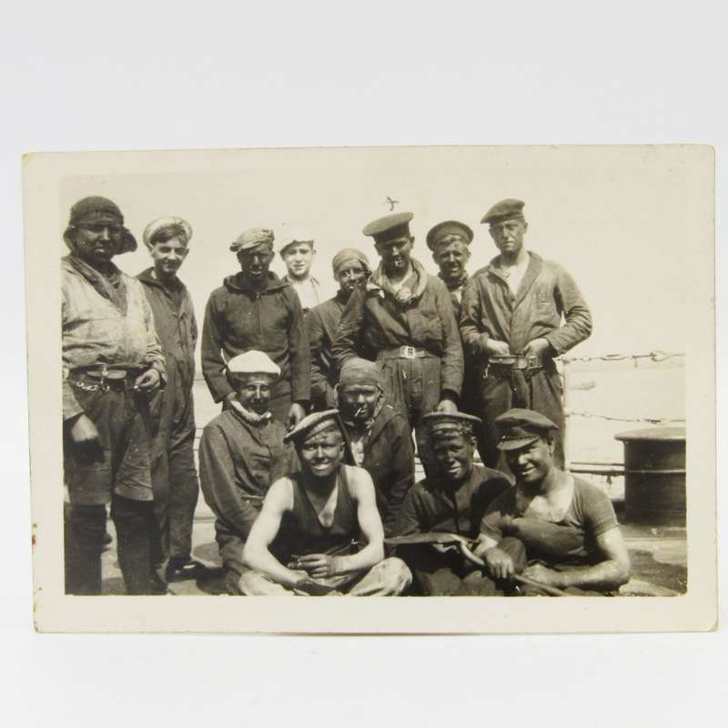 1927 Photos - photos  of crew after loading 800 tons of coal