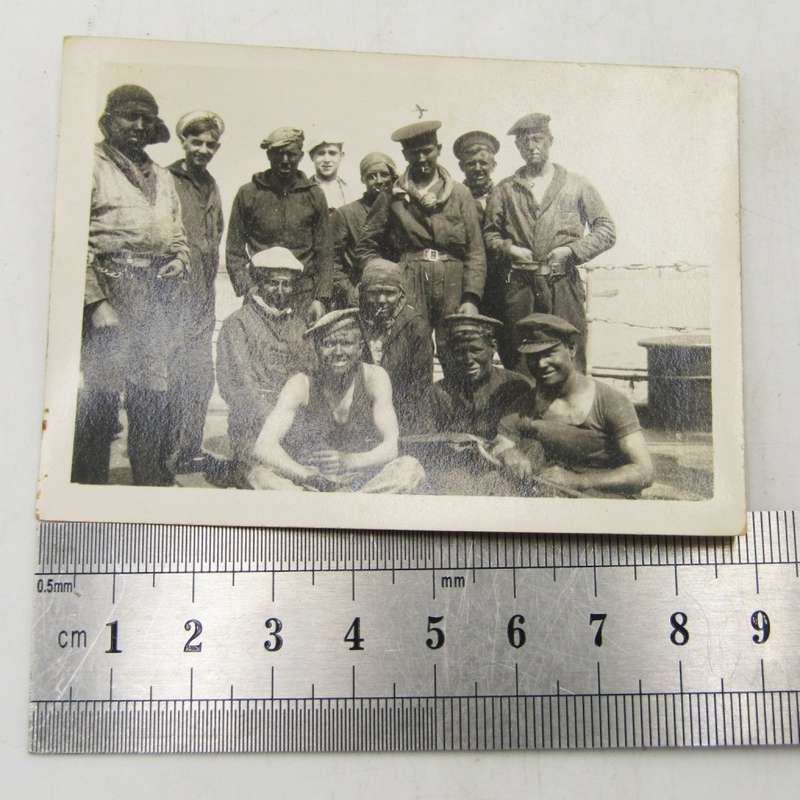 1927 Photos - photos  of crew after loading 800 tons of coal