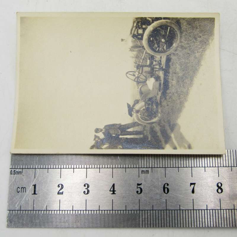 Pair of early motor racing photos of Morgan Special & other + 1918