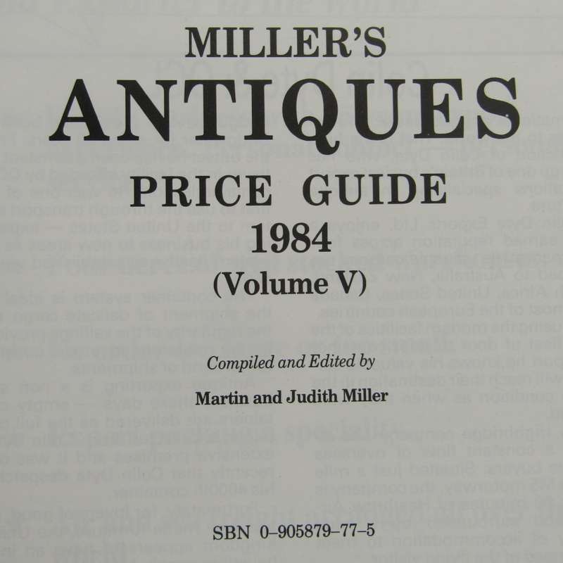 Miller`s Antiques Price Guide 1984 - Professional Handbook