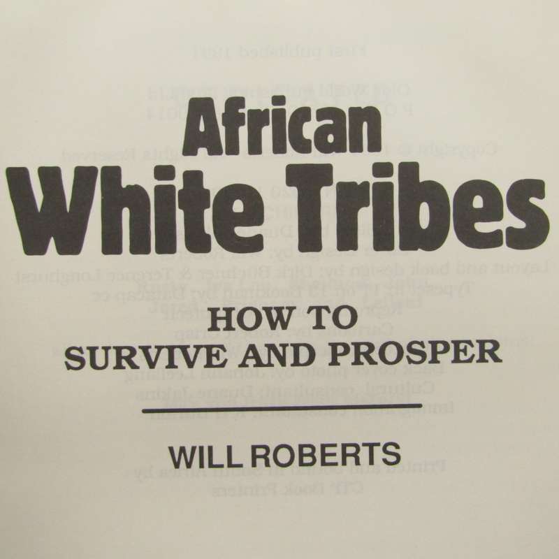 African White Tribes by Will Roberts (1991)