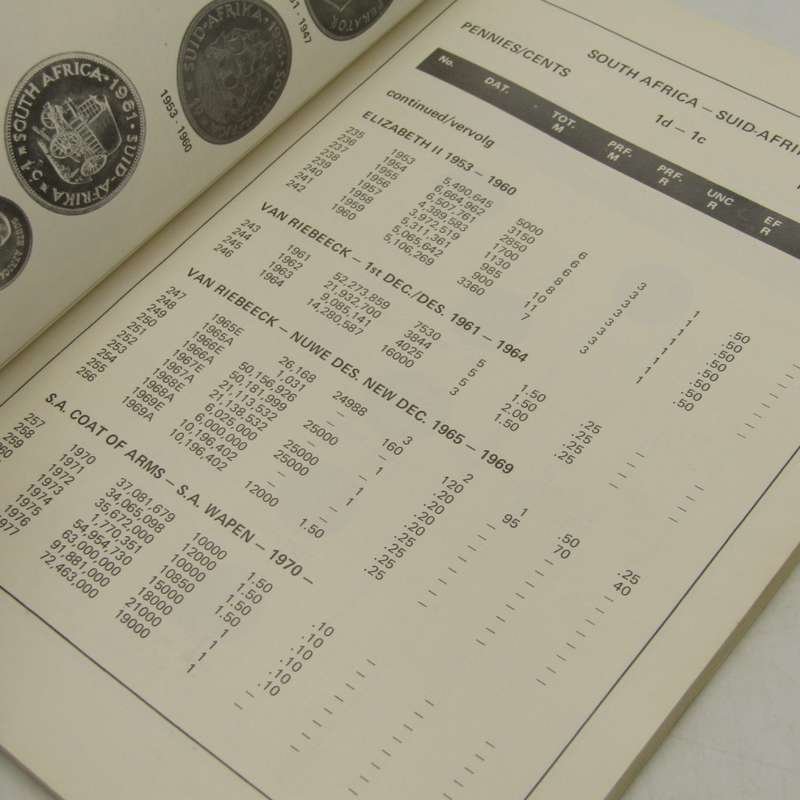 Bickels ZAR & South Africa 1978 / 9 Numistat coin & banknote catalogue