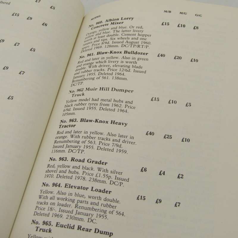The Dinky Toy Price Guide - First and Second Editions