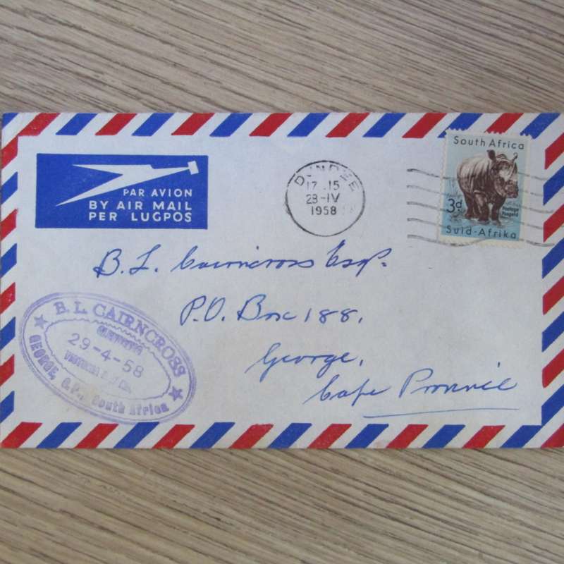 Lot of 255 postal history letters of the Cairncross family