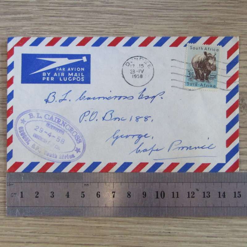 Lot of 255 postal history letters of the Cairncross family